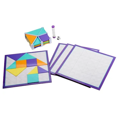 Learning Resources Game with colorful geometric shapes