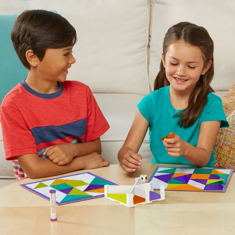 Learning Resources Game with colorful geometric shapes