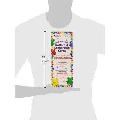 Learning Resources Counting family bears set, with 16 activity cards