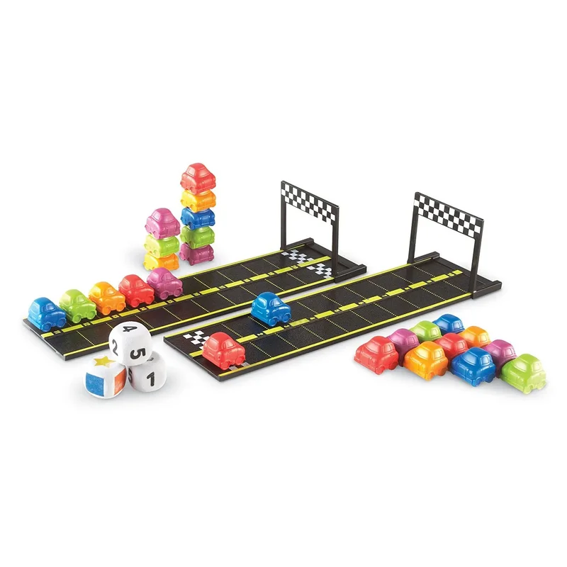 Learning Resources Car track game, mini, 30 pieces