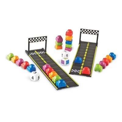 Learning Resources Car track game, mini, 30 pieces
