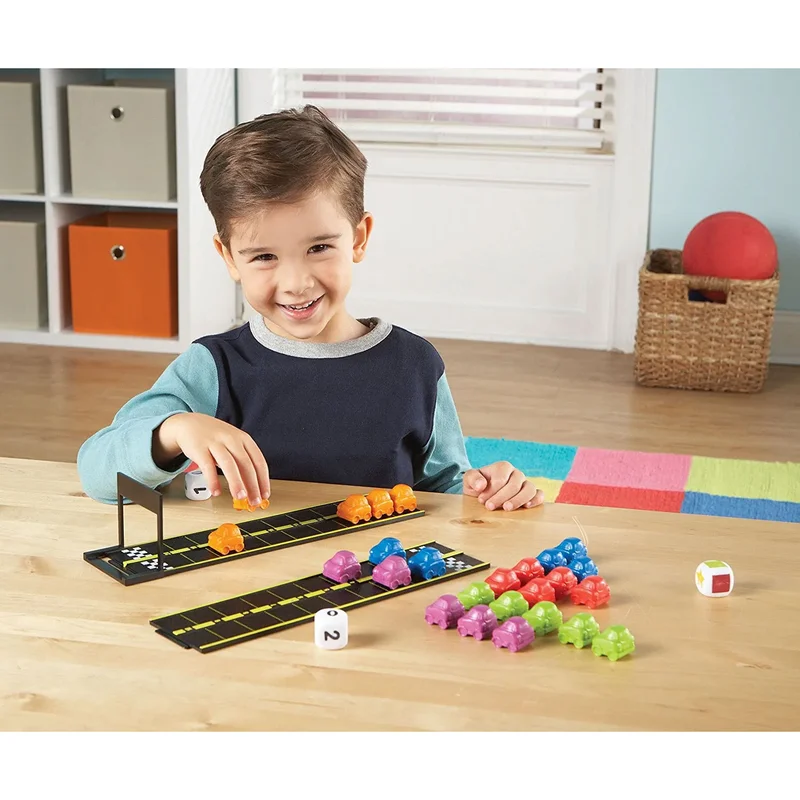 Learning Resources Car track game, mini, 30 pieces
