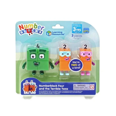 Learning Resources Set Numberblock - Four and the Terrible Twos