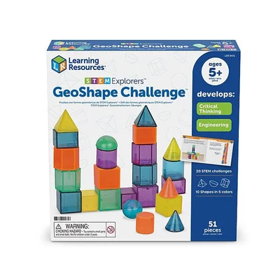 Learning Resources Set of 3D geometric shapes