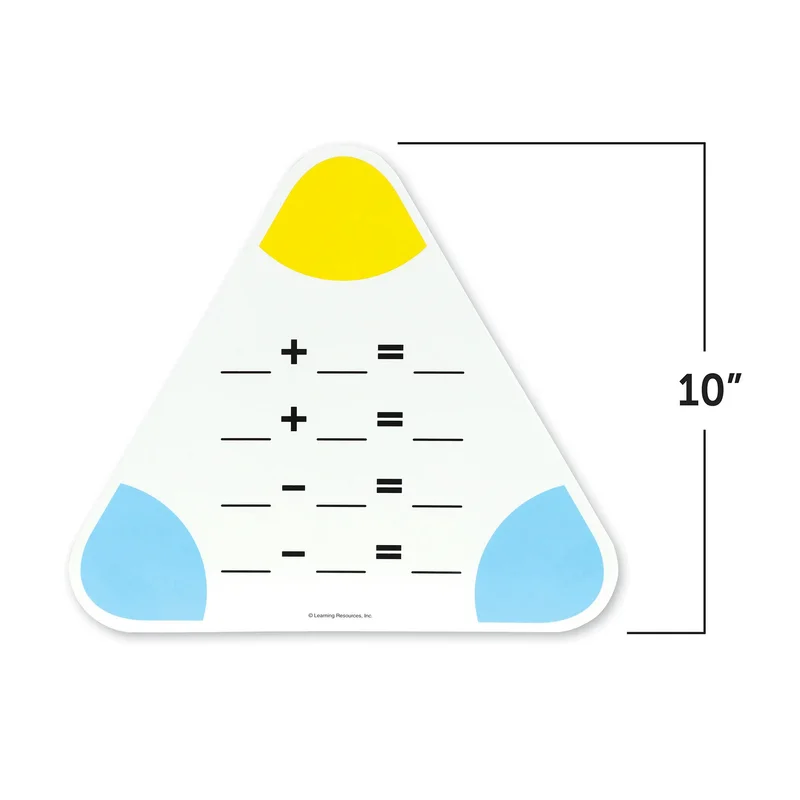 Learning Resources Дъски за смятане, триъгълни, 5 броя
