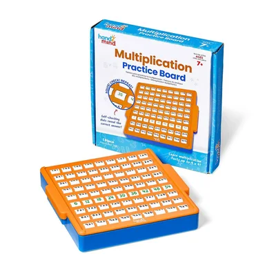 Learning Resources Board with the multiplication table