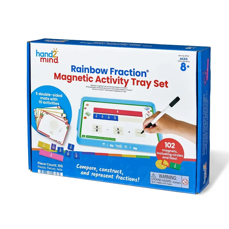 Learning Resources Комплект за изучаване на дроби Rainbow Fraction
