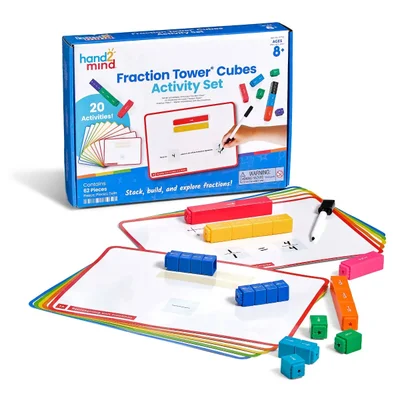 Learning Resources Комплект математически кубчета Rainbow Fraction