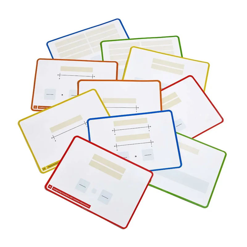 Learning Resources Комплект математически кубчета Rainbow Fraction