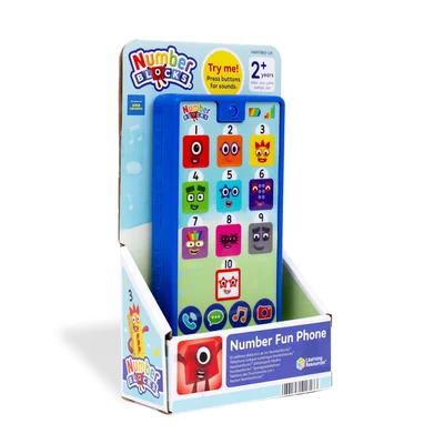 LER NUMBERBLOCKS PHONE WITH FIGURES FROM 1-10