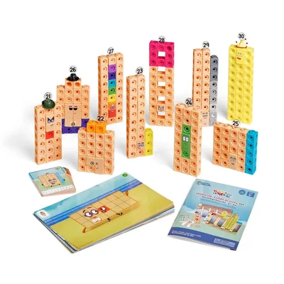 Learning Resources Комплект математически кубчета за сглобяване, от 21 до 30