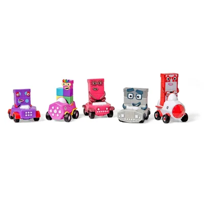 Learning Resources Превозни средства Numberblocks, мини, от 6 до 10