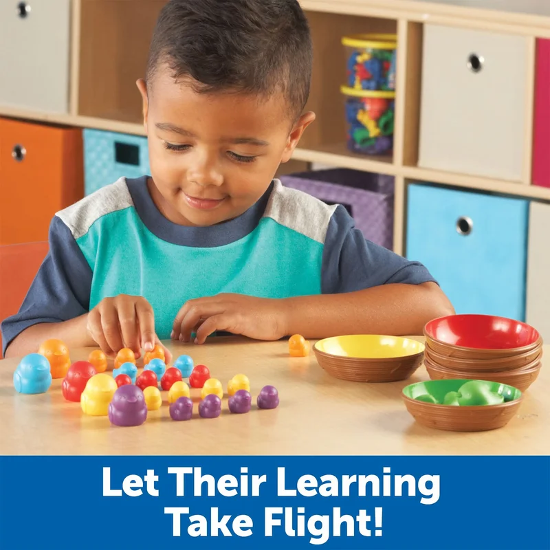 Learning Resources Bird Nests Sorting and Counting Set