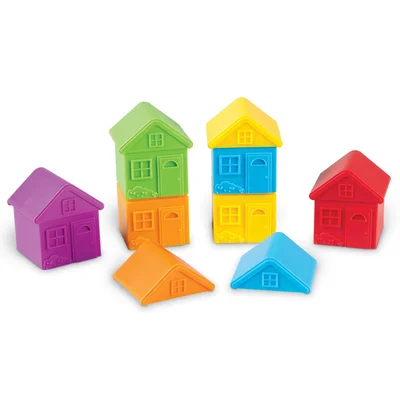 Learning Resources Set of houses for sorting and counting