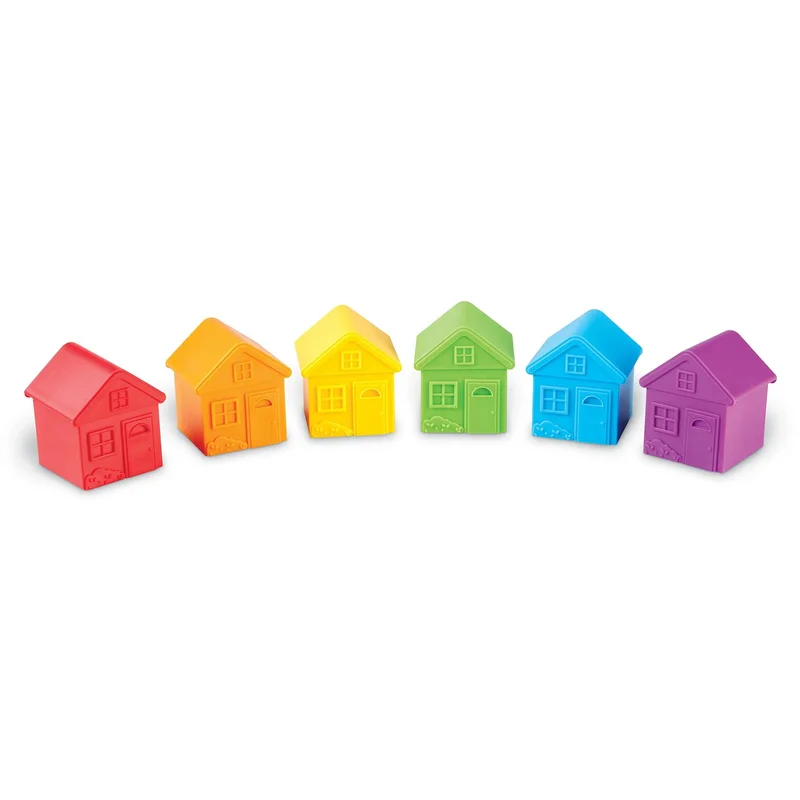 Learning Resources Set of houses for sorting and counting