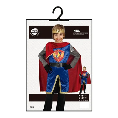 King costume, for 7–9 year-old children