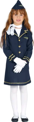 Stewardess costume, for 10-12 year-old children