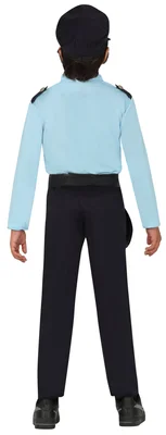 Police Officer Costume, for Children 10-12 Years