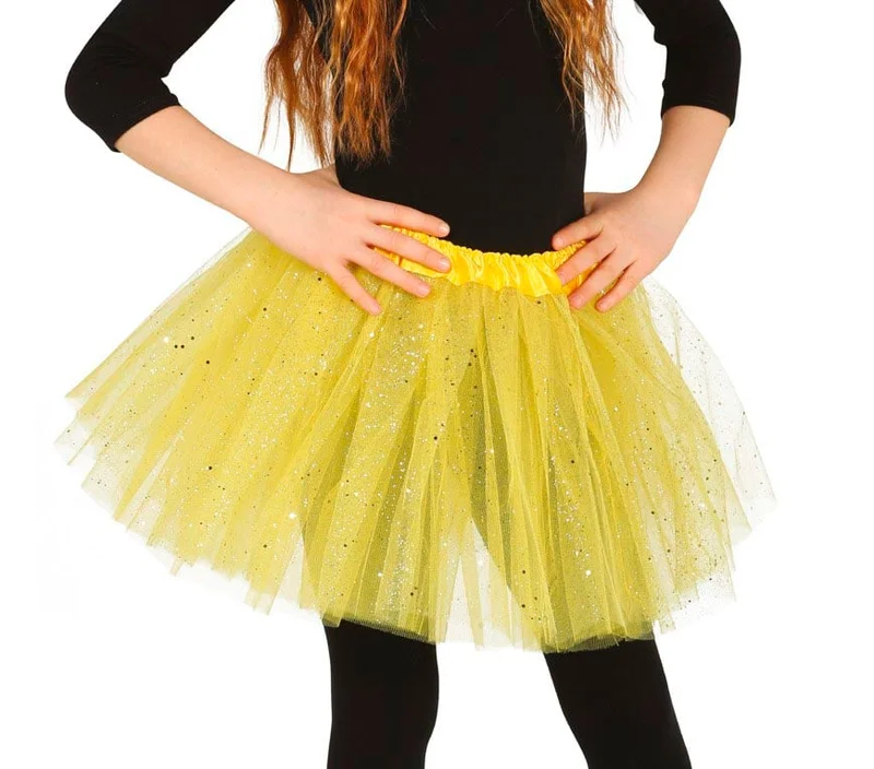 Tutu skirt, 30 cm, yellow
