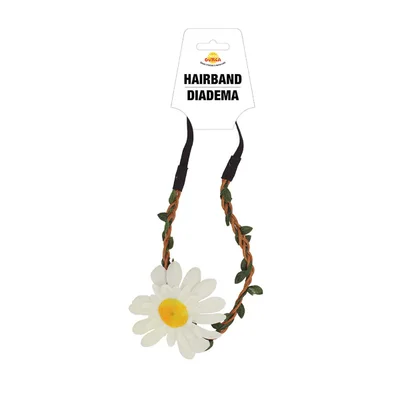 Headband with flower