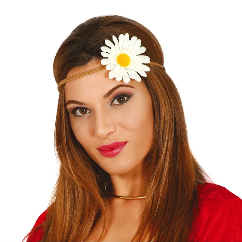 Headband with flower