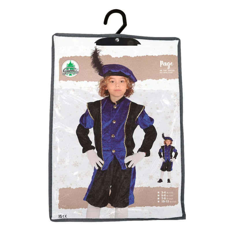 Prince costume, for 5-6 year-old children, blue