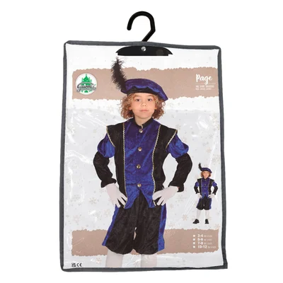 Prince costume, for 5-6 year-old children, blue