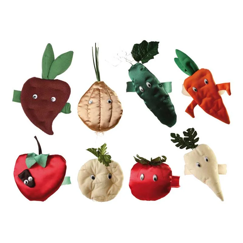 Nowa Szkola Headbands Vegetables, 8 pcs
