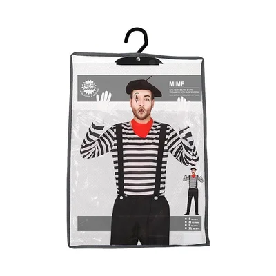 Mime costume, size L