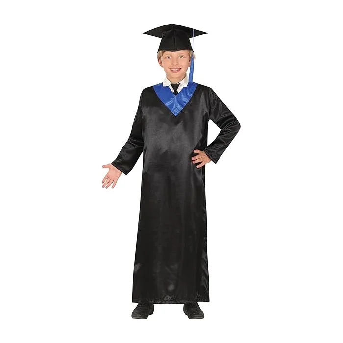 Costume Toga, black-blue, for 5-6 year-old children