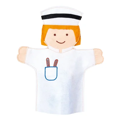 Nowa Szkola Hand Puppets, professions, 25 cm, 14 pieces
