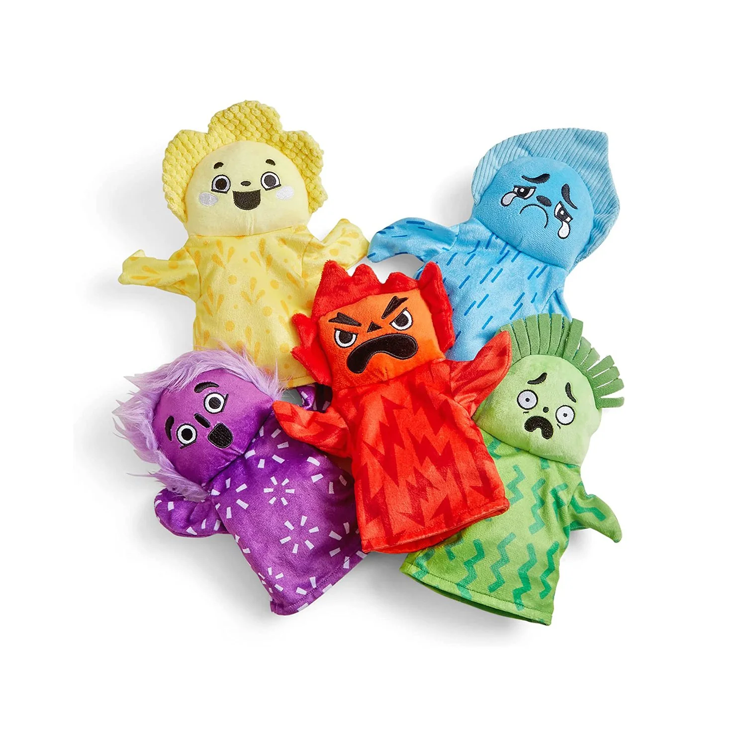 Learning Resources Hand Puppets Emotions, 5 pieces