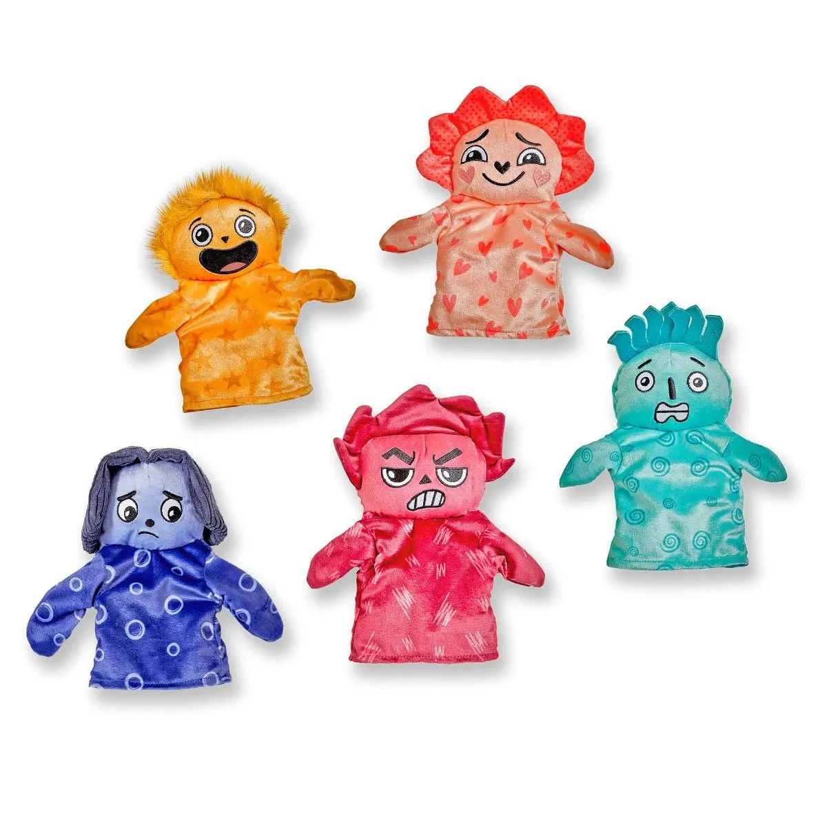 Learning Resources Hand puppets Family, emotions, 5 pieces