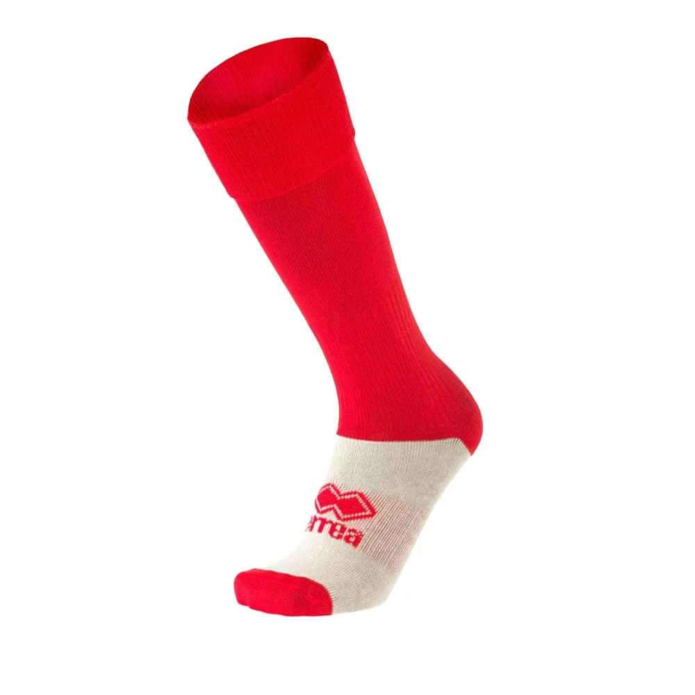 Football socks Errea, size 35–38, red