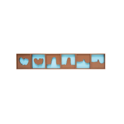 Nowa Szkola Montessori Tiles, relief, with land shapes