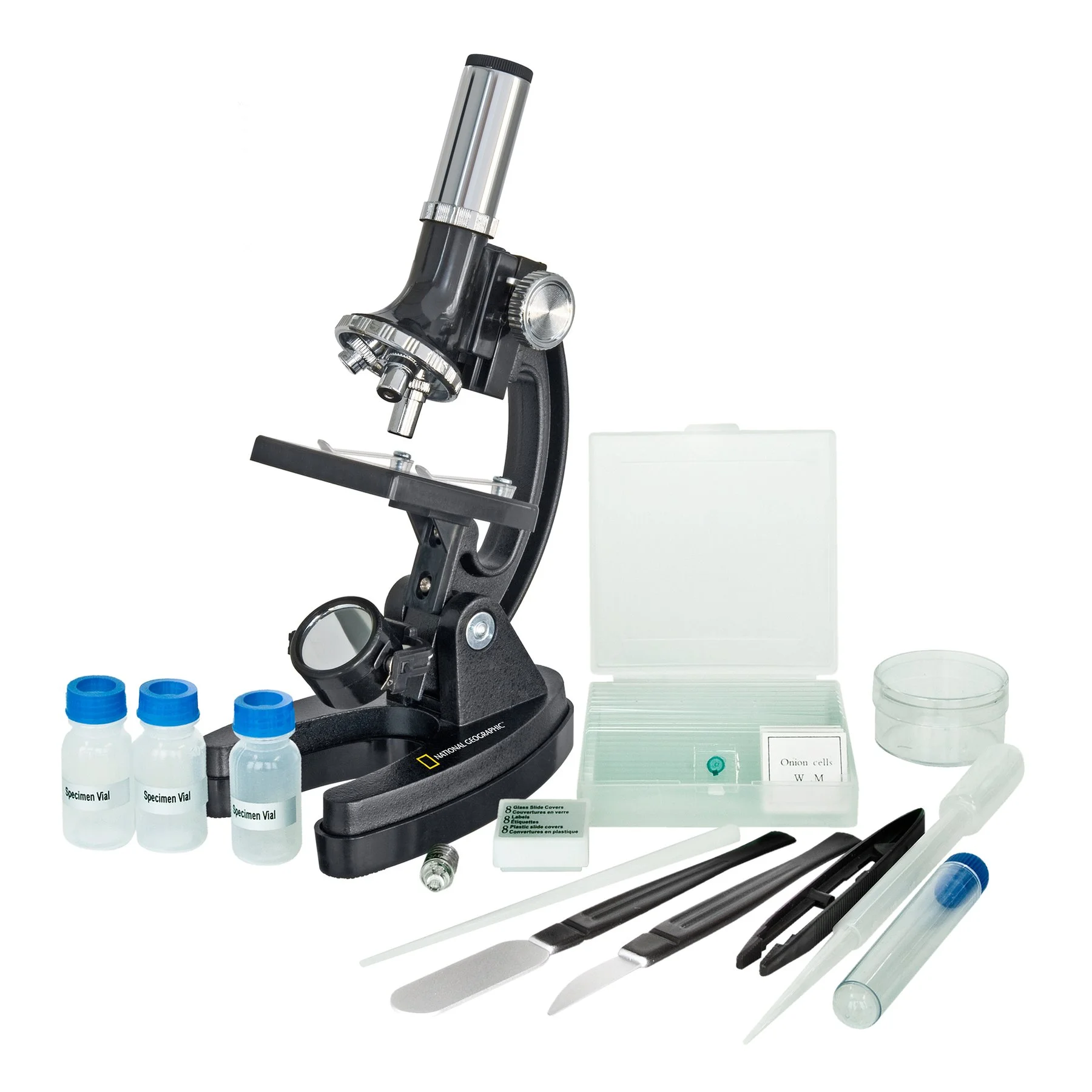 Bresser Microscope National Geographic, Beginner, 300x-1200x