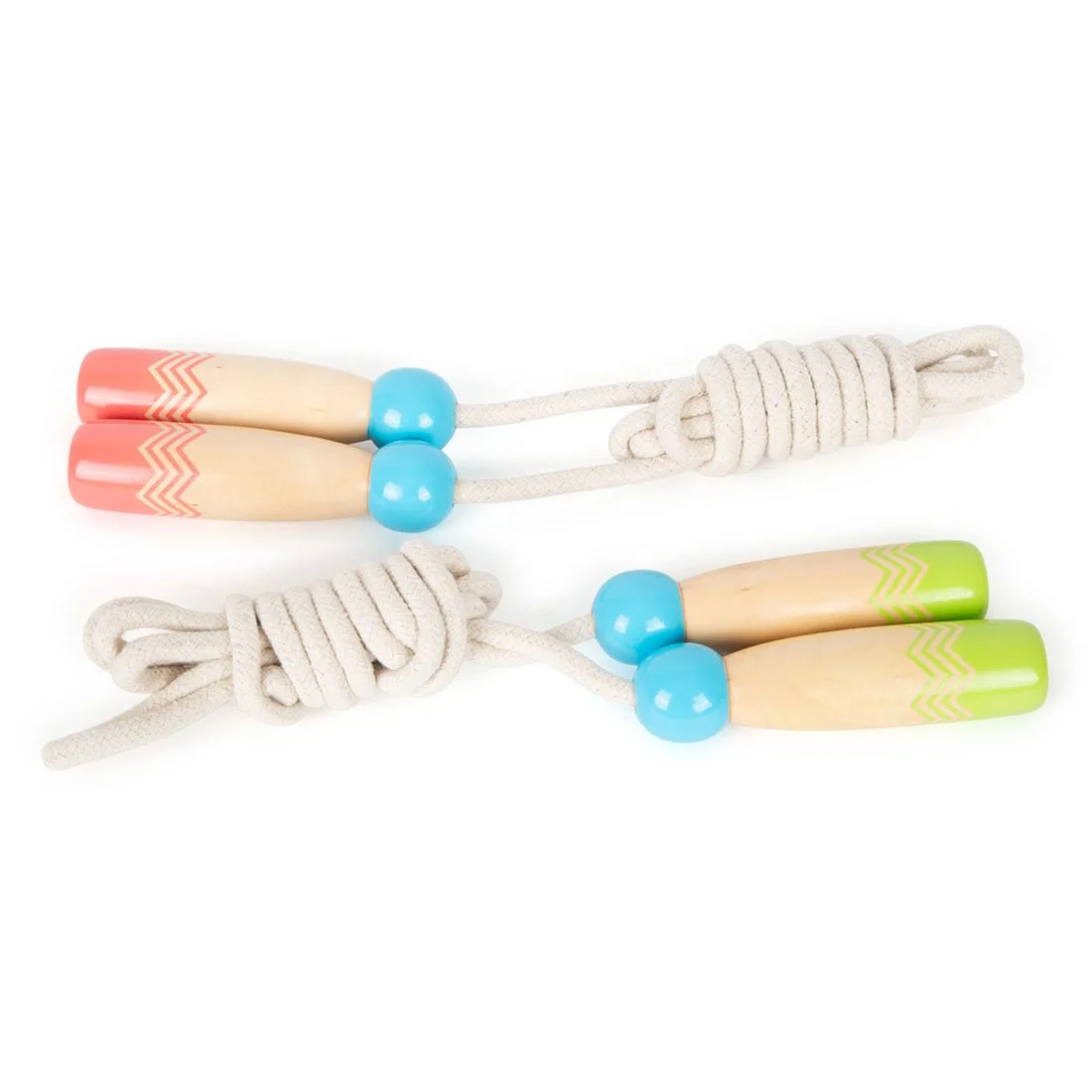 Small Foot Jump rope set, with wooden handles, 2 pcs
