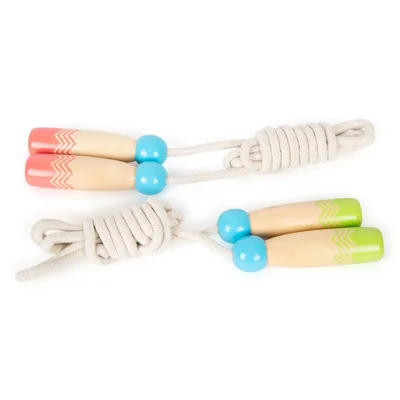 Small Foot Jump rope set, with wooden handles, 2 pcs