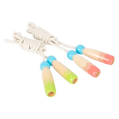 Small Foot Jump rope set, with wooden handles, 2 pcs