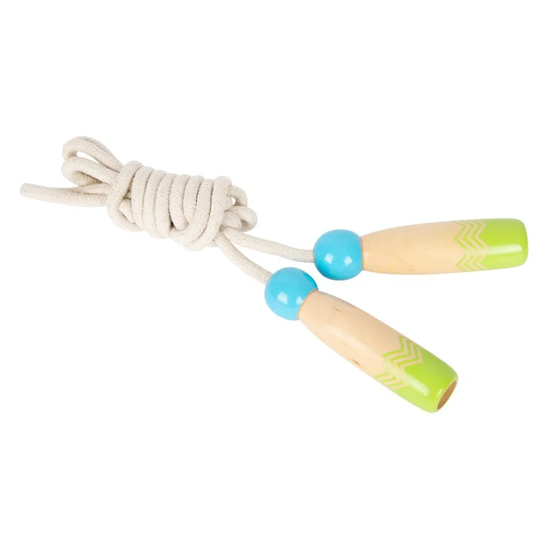 Small Foot Jump rope set, with wooden handles, 2 pcs