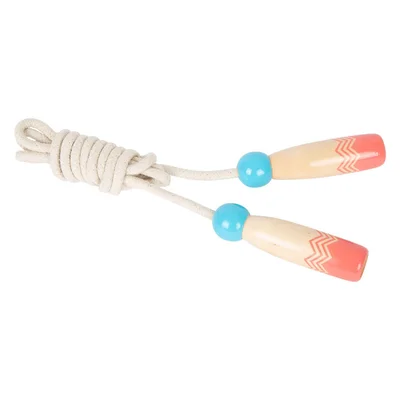 Small Foot Jump rope set, with wooden handles, 2 pcs