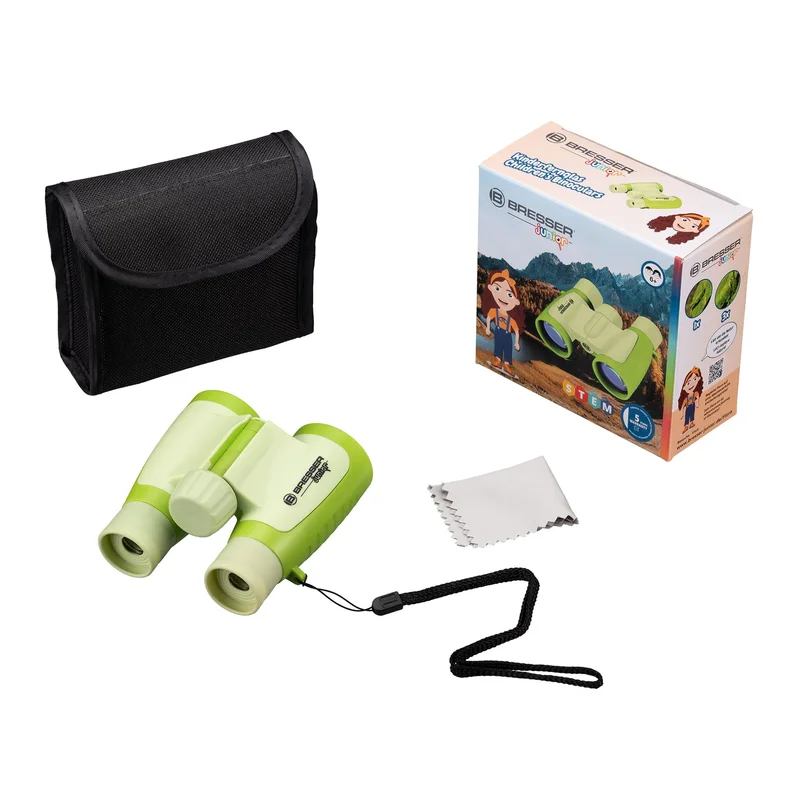 Bresser Binoculars, 3 x 30, kids, green