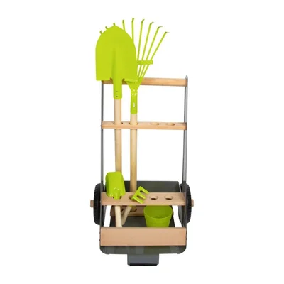Small Foot Garden Tools Cart Set, Wooden