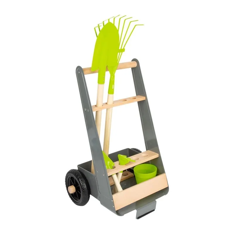 Small Foot Garden Tools Cart Set, Wooden