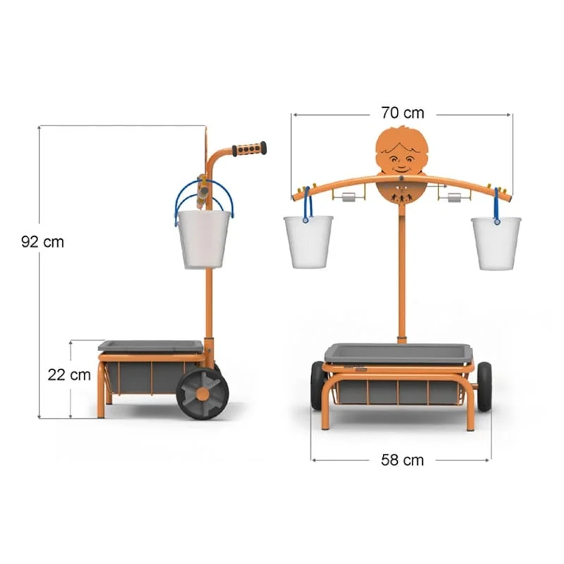 Beleduc Balance scale, mobile, for outdoor play