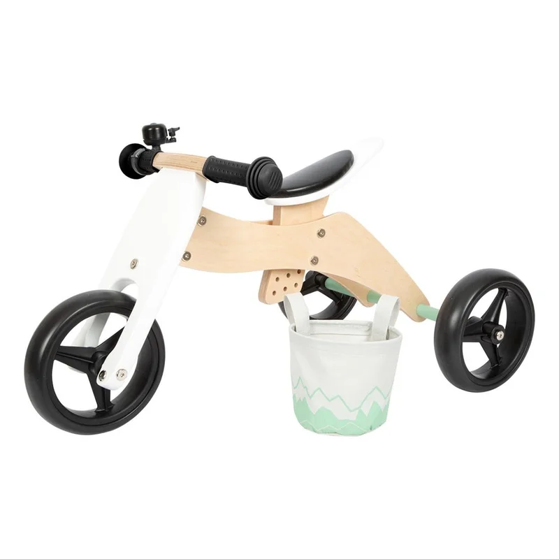 Small Foot Tricycle Bike, 4 in 1, wooden, 64 x 42 x 37 cm