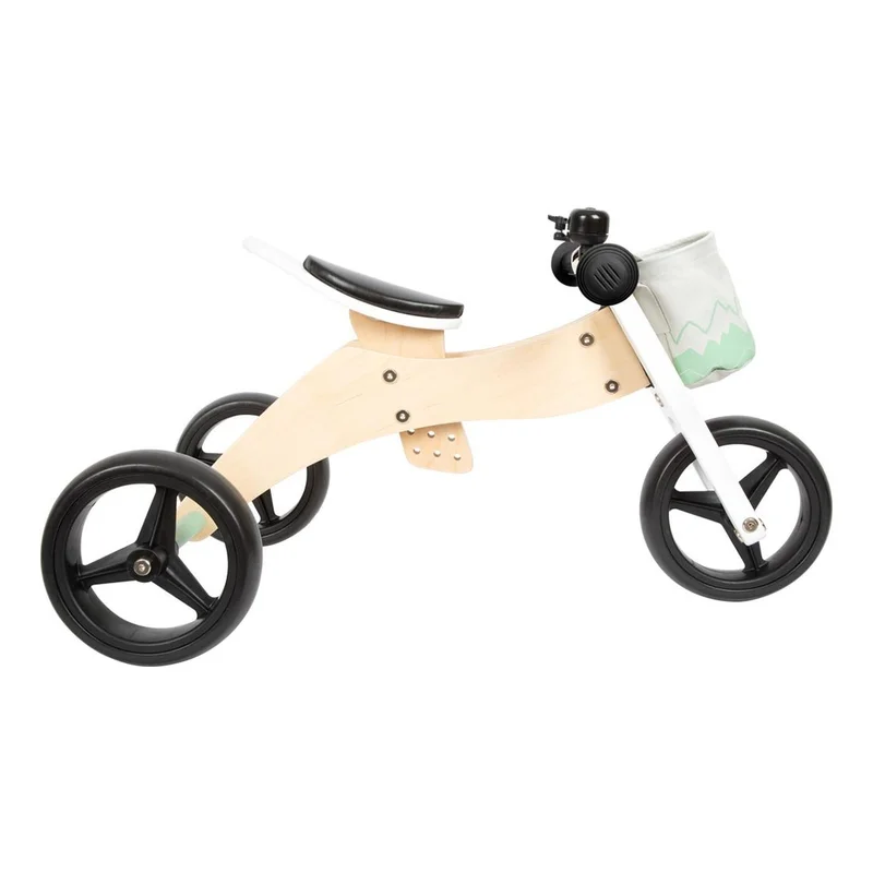 Small Foot Tricycle Bike, 4 in 1, wooden, 64 x 42 x 37 cm