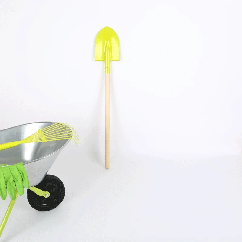 Small Foot Wheelbarrow with garden tools, 790 х 360 х 500 mm