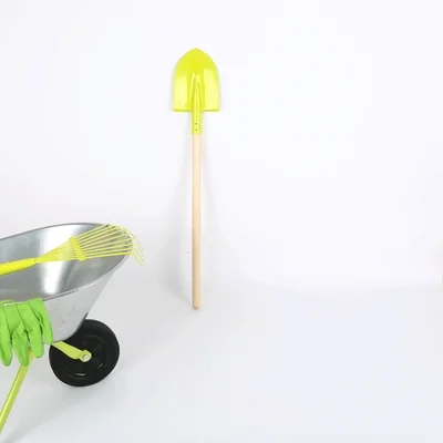 Small Foot Wheelbarrow with garden tools, 790 х 360 х 500 mm