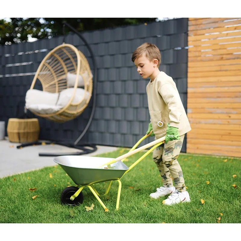 Small Foot Wheelbarrow with garden tools, 790 х 360 х 500 mm